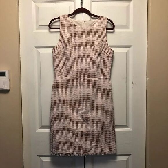 LOFT Dresses & Skirts - LOFT Geometric Pattern Tweed Dress Size 8T